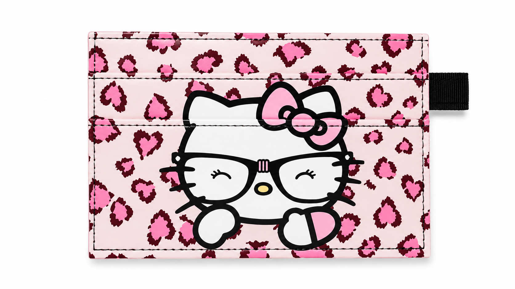 Hello Kitty Pink Leopard Card Holder